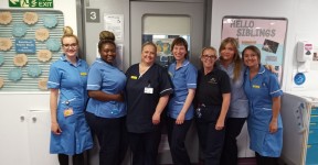 Team members from York Special Care Babies Unit.