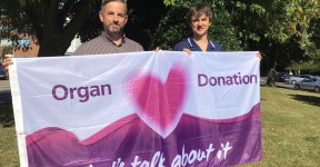 York Hospital Organ Donation Week 2024 Dr Rob Ferguson and Matthew Marks