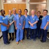 Eight members of the team from Bridlington Hospital's Endoscopy Unit.