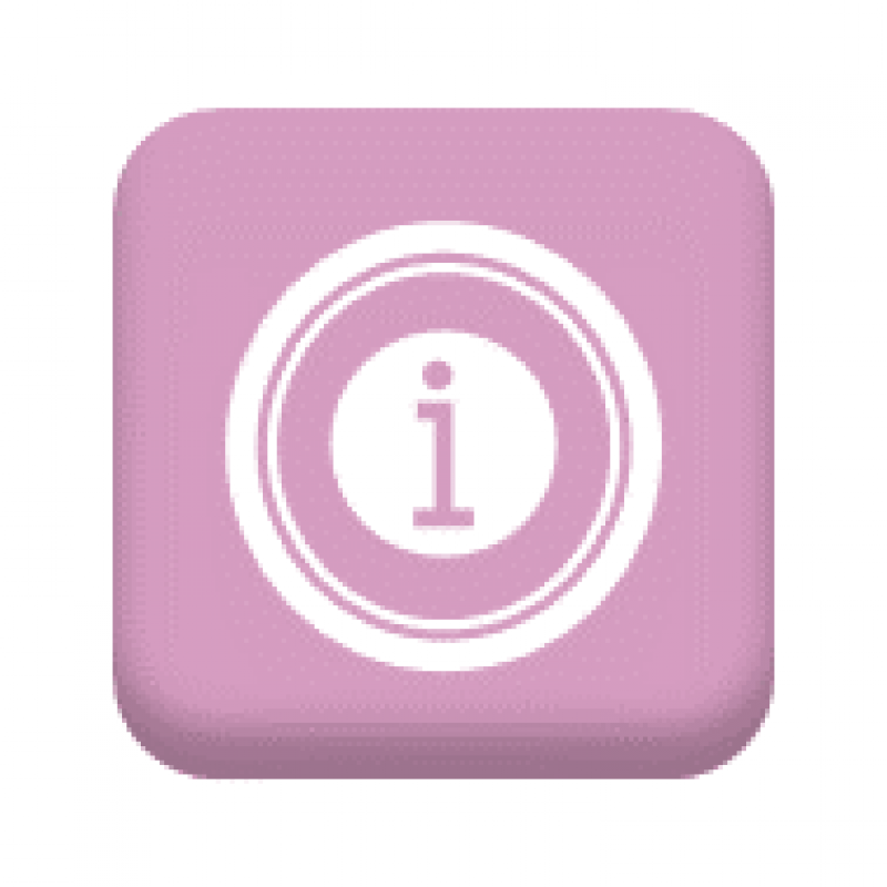 Button with an illustration of a lowercase letter “i” in a circle to symbolise information.  URL leads to the Staff Benefits About the Staff Lottery page.