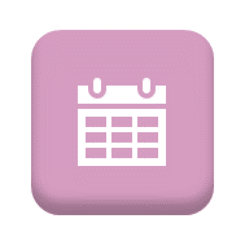 Button with an illustration of a calendar to symbolise keeping track of dates. URL leads to the Staff Benefits Staff Lottery prizes and draw dates page.