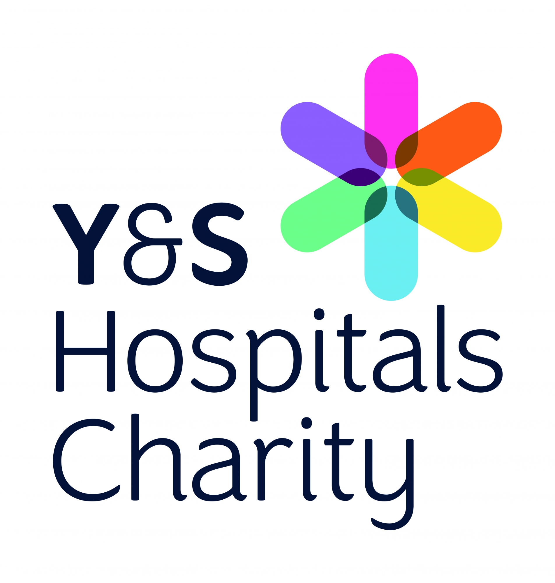 A logo for York and Scarborough Hospitals Charity.